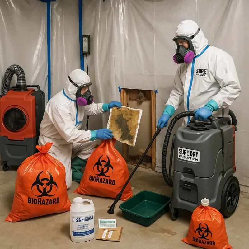 Contaminated Water Handling Protocols process in The Plains, OH