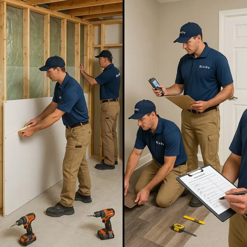 Repairs and Reconstruction process in The Plains, OH